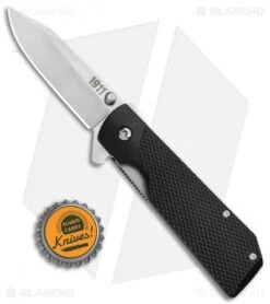 Cold Steel 1911 Liner Lock Flipper Knife Black Griv Ex (3" Satin) 20NPJAA -Cold Steel Cold Steel 1611 LL Flipper Black Griv Ex Satin 20NPJAA BHQ 105904 jr bottlecap
