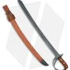 Cold Steel 1917 Cutlass Sword W/ Brown Leather Scabbard (24.75" Satin) -Cold Steel Cold Steel 1917 Cutlass Sword brown leather scabbard satin BHQ 44167 er