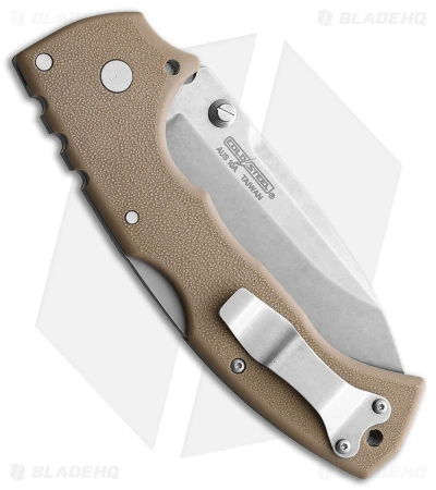 Cold Steel 4-Max Scout Tri-Ad Lock Knife Desert Tan Griv-Ex (4" SW) 62RQDTSW 4 Cold Steel 4-Max Scout Tri-Ad Lock Knife Desert Tan Griv-Ex (4" SW) 62RQDTSW - Image 2