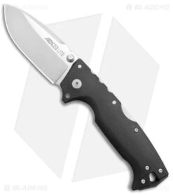 Cold Steel AD-10 Lite Drop Point Tri-Ad Lock Knife Black GFN (3.5" Satin)
