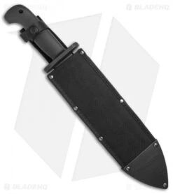 Cold Steel Black Bear Bowie Fixed Blade Knife (12" Black) 97SMBWZ -Cold Steel Cold Steel Black Bear Bowie Black 97SMBWZ BHQ 52042 jr sheath