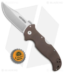 Cold Steel Bush Ranger Tri-Ad Lock Knife FDE G-10 (3.5" Satin S35VN) 31A -Cold Steel Cold Steel Bush Ranger Tri Ad Lock FDE G 10 Satin BHQ 80428 jr bottlecap