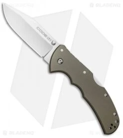 Cold Steel Code-4 Clip Point Lockback Knife (3.5" Satin) 58TPCC