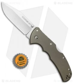 Cold Steel Code-4 Clip Point Lockback Knife (3.5" Satin) 58TPCC 9 Cold Steel Code-4 Clip Point Lockback Knife (3.5" Satin) 58TPCC -Cold Steel Cold Steel Code 4 CP LB Satin CS58TPCC BHQ 95389 jr bottlecap