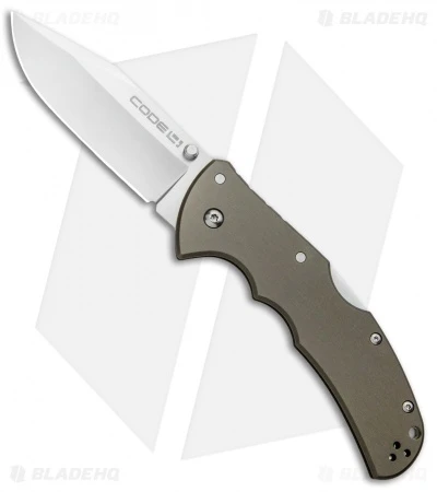 Cold Steel Code-4 Clip Point Lockback Knife (3.5" Satin) 58TPCC 3 Cold Steel Code-4 Clip Point Lockback Knife (3.5" Satin) 58TPCC
