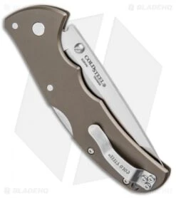 Cold Steel Code-4 Tanto Lockback Knife (3.5" Satin S35VN) 58PT -Cold Steel Cold Steel Code 4 Tanto LB Satin 58PT BHQ 15401 jr side