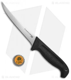 Cold Steel Commercial Series Stiff Curved Boning Knife (6.00" Satin) 20VBCZ -Cold Steel Cold Steel Commercial Series Stiff Curved Boning 20VBCZ BHQ 51999 jr bottlecap