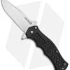 Cold Steel Crawford Model 1 Liner Lock Knife Black Zy-Ex (3.5" Satin) 20MWCB