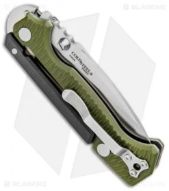 Cold Steel Demko AD-15 Scorpion Lock Knife OD Green G-10 (3.5" Satin S35VN) 58SQ -Cold Steel Cold Steel Demko AD 15 Scorpion Lock OD Green G 10 Satin 58SQ BHQ 93381 jr side 1
