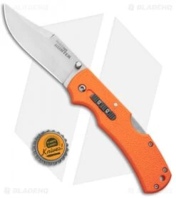 Cold Steel Double Safe Hunter Tri-Ad Lock Knife Orange GFN (3.5" Satin) 23JB -Cold Steel Cold Steel Double Safe Hunter Tri Ad Lock Orange GFN Satin 23JB BHQ 121195 jr bottlecap
