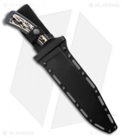 Cold Steel Drop Forged Bowie Fixed Blade Knife (9.5" Black) 36MK -Cold Steel Cold Steel Drop Forged Bowie Fixed Blade Knife 6.75 Black 36MK BHQ 121214 LS Sheath