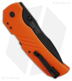 Cold Steel Engage Drop Point ATLAS Lock Knife Blaze Orange GFN (3" Black ) 4116S -Cold Steel Cold Steel Engage Drop Point ATLAS Lock Knife Blaze Orange GFN 3in Black BHQ 179344 hd side