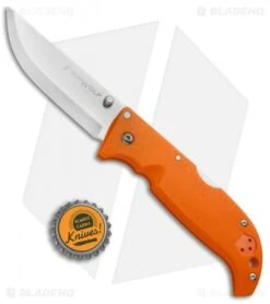 Cold Steel Finn Wolf Lockback Knife Blaze Orange (3.5" Satin) 20NPRYZ -Cold Steel Cold Steel Finn Wolf LB Blaze Orange 20NPRYZ BHQ 51987 jr bottlecap 2