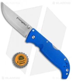 Cold Steel Finn Wolf Lockback Knife Blue (3.5" Satin) 20NPG -Cold Steel Cold Steel Finn Wolf LB Blu 20NPLUZ BHQ 51982 jr bottlecap
