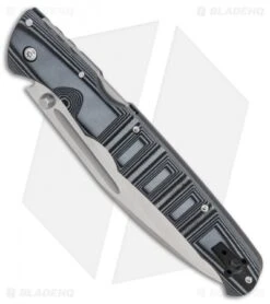 Cold Steel Frenzy III Tri-Ad Lock Knife Black/Gray G-10 (5.5" Satin CPM-S35VN) -Cold Steel Cold Steel Frenzy III Black Gray G10 satin BHQ 83878 er spine
