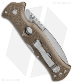 Cold Steel Gunsite Counter Point Tri-Ad Lock Knife Brown (3.75" Satin) 8 Cold Steel Gunsite Counter Point Tri-Ad Lock Knife Brown (3.75" Satin) -Cold Steel Cold Steel Gunsite Counter Point Sand SW BHQ 138053 jr side