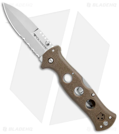 Cold Steel Gunsite Counter Point Tri-Ad Lock Knife Brown (3.75" Satin) 3 Cold Steel Gunsite Counter Point Tri-Ad Lock Knife Brown (3.75" Satin)