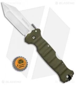 Cold Steel Immortal Lockback Knife OD Green G-10 (4" Satin S35VN) 23HVG 9 Cold Steel Immortal Lockback Knife OD Green G-10 (4" Satin S35VN) 23HVG -Cold Steel Cold Steel Imoortal LB Green 23HVG BHQ 87151 jr bottlecap