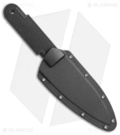 Cold Steel K-4 Fixed Blade Neck Knife W/ Sheath (4" Serr) 53T4S -Cold Steel Cold Steel K 4 fixed blade neck knife with sheath 4in serr 53T4S BHQ 68129 er sheath