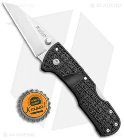 Cold Steel Kiridashi Tri-Ad Lock Knife Black GFN (2.5" Stonewash) 20KPL -Cold Steel Cold Steel Kiridashi Tri Ad Lock Black GFN SW 20KPL BHQ 105892 jr bottlecap