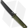 Cold Steel Kobun Tanto Fixed Blade Knife OD Green (5.5" Black) -Cold Steel Cold Steel Kobun OD Green Black BHQ 158043 jr