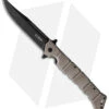 Cold Steel Large Luzon Folding Flipper Knife Dark Earth GFN (6" Black) -Cold Steel Cold Steel Large Luzon Dark Earth Satin BHQ 174233 jr