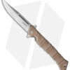 Cold Steel Large Luzon Folding Flipper Knife Desert Tan GFN (6" Satin) -Cold Steel Cold Steel Large Luzon Desert Tan Satin BHQ 174235 jr