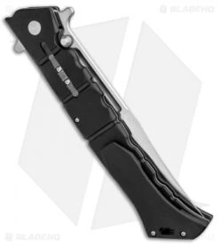 Cold Steel Large Luzon Leaf-Spring Knife Black GFN (6" Satin) 20NQX -Cold Steel Cold Steel Large Luzon Leaf Spring Black GFN Satin 20NQX BHQ 80432 jr side