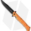 Cold Steel Large Luzon Folding Flipper Knife Orange GFN (6" Black) 2 Cold Steel Large Luzon Folding Flipper Knife Orange GFN (6" Black) -Cold Steel Cold Steel Large Luzon Orange Black BHQ 174237 jr