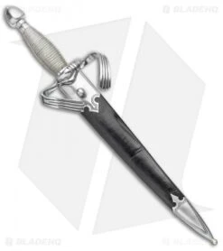 Cold Steel Large Parrying Dagger Fixed Blade Knife (13" Satin) 88EKA -Cold Steel Cold Steel Large Parrying Dagger Satin 88EKA BHQ 105908 jr sheath