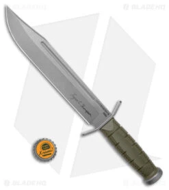 Cold Steel Lynn Thompson Leatherneck Bowie Fixed Blade Knife (10.5" Stonewash) -Cold Steel Cold Steel Lynn Thompson Leatherneck Bowie Fixed Blade SW BHQ 140040 jr bottlecap