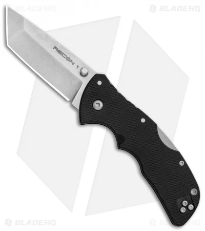 Cold Steel Mini Recon 1 Tanto Lockback Knife (3" Stonewash) 27BAT 3 Cold Steel Mini Recon 1 Tanto Lockback Knife (3" Stonewash) 27BAT