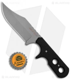 Cold Steel Mini Tac Bowie Neck Knife G-10 (3.625" Bead Blast) 49HCF -Cold Steel Cold Steel Mini Tac Bowie Neck Knife G 10 BB 49HCF BHQ 80434 jr bottlecap