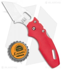 Cold Steel Mini Tuff Lite Tri-Ad Lock Knife Red (2" Satin) 20MTR -Cold Steel Cold Steel Mini Tuff Lite Tri Ad Red Satin 20MTR BHQ 105899 jr bottlecap