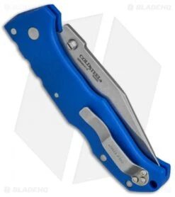 Cold Steel Pro Lite Clip Point Tri-Ad Lock Knife Blue GFN (3.5" Satin) 20NSCLU -Cold Steel Cold Steel Pro Lite Pro GFN Blue Clip Point 20NSCLU BHQ 51989 jr side