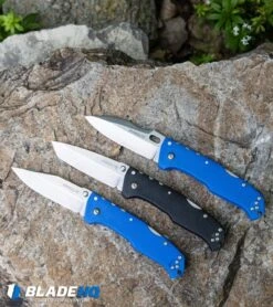 Cold Steel Pro Lite Sport Tri-Ad Lock Knife Blue GFN (3.5" Satin) 20NVLU -Cold Steel Cold Steel Pro Lite Sport Tri Ad Lock Knife BHQ51993 kp rock garden web 4