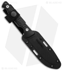 Cold Steel Razor Tek Fixed Blade Knife Black GFN (4" Satin) -Cold Steel Cold Steel Razorback FB Knife Black GFN 4in Satin BHQ 140012 td sheath