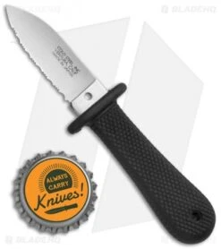 Cold Steel Ready Edge Fixed Blade Neck Knife (2" Satin Full Serr) 42NS -Cold Steel Cold Steel Ready Edge Neck Knife Satin Full Serr 42NS BHQ 71279 jr bottlecap