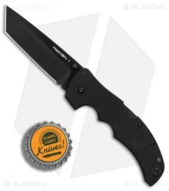 Cold Steel Recon 1 Tanto Lockback Knife G-10 (4" Black CPM-S35VN) 27BT -Cold Steel Cold Steel Recon 1 Tanto G10 black BHQ 80755 er bottlecap