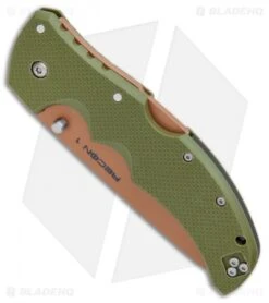 Cold Steel Recon 1 Tanto Lockback Knife Desert Warrior G-10 (4" Copper) -Cold Steel Cold Steel Recon 1 Tanto LB Desert Warrior G 10 Copper 27UAT BHQ 100067 jr spine