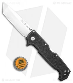 Cold Steel SR1 Lite Tanto Tri-Ad Lock Knife Black Griv-Ex (4" Satin) 62K1A -Cold Steel Cold Steel SR1 Lite Tanto Tri Ad Lock Knife Black Griv Ex Satin 62K1A BHQ 106723 kp bottlecap jr