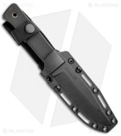 Cold Steel SRK-C Compact Fixed Blade Knife Kray-Ex (5" Black) 49LCKD -Cold Steel Cold Steel SRK Compact Kray Ex 49LCKD BHQ 106762 jr sheath