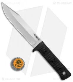 Cold Steel SRK Survival Rescue Fixed Blade Tactical Knife (6" San Mai) 35AN -Cold Steel Cold Steel SRK Search Rescue Tactical San Mai BHQ 80436 er bottlecap