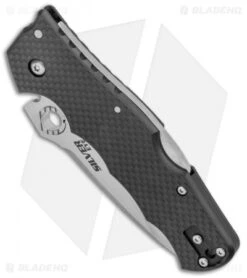 Cold Steel Silver Eye Elite Tri-Ad Lock Knife Carbon Fiber (3.5" Satin) 62QCFB -Cold Steel Cold Steel Silver Eye Elite Tri Ad Lock CF Satin 62QCFB BHQ 121237 jr spine