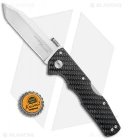 Cold Steel Storm Cloud Tri-Ad Lock Knife G-10/CF (3.5" Satin 20CV) 21TU -Cold Steel Cold Steel Storm Cloud Tri Ad Lock G 10 CF Satin 21TU BHQ 80424 jr bottlecap