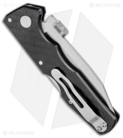 Cold Steel Storm Cloud Tri-Ad Lock Knife G-10/CF (3.5" Satin 20CV) 21TU -Cold Steel Cold Steel Storm Cloud Tri Ad Lock G 10 CF Satin 21TU BHQ 80424 jr side