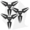 Cold Steel Throwing Stars Black Stainless Steel (3 Pack) 15STR3PK -Cold Steel Cold Steel Throwing Stars 3 Pack BHQ 176997 jr