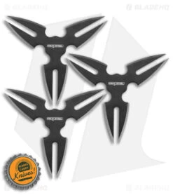 Cold Steel Throwing Stars Black Stainless Steel (3 Pack) 15STR3PK -Cold Steel Cold Steel Throwing Stars 3 Pack BHQ 176997 jr bottlecap