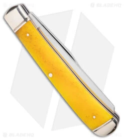 Cold Steel Trapper Slip Joint Knife Yellow Bone (3.3" Satin) -Cold Steel Cold Steel Trapper SJ Yellow Bone Satin BHQ 140034 jr side