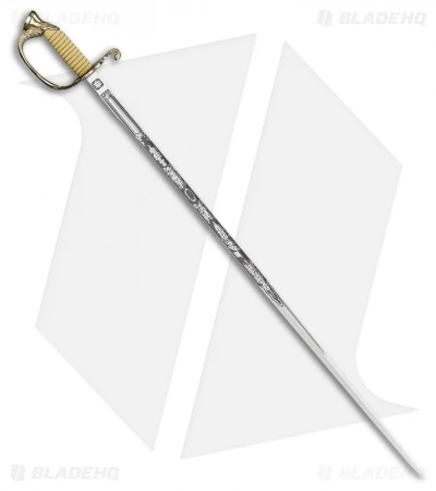 Cold Steel US Naval Officer's Sword (32" Satin) 88MNA 3 Cold Steel US Naval Officer's Sword (32" Satin) 88MNA